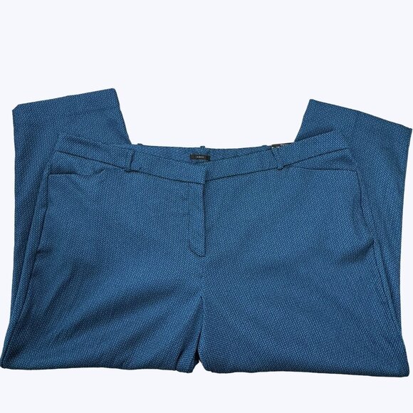 Worthington NEW Pants Size 24W Blue Textured - Picture 4 of 13